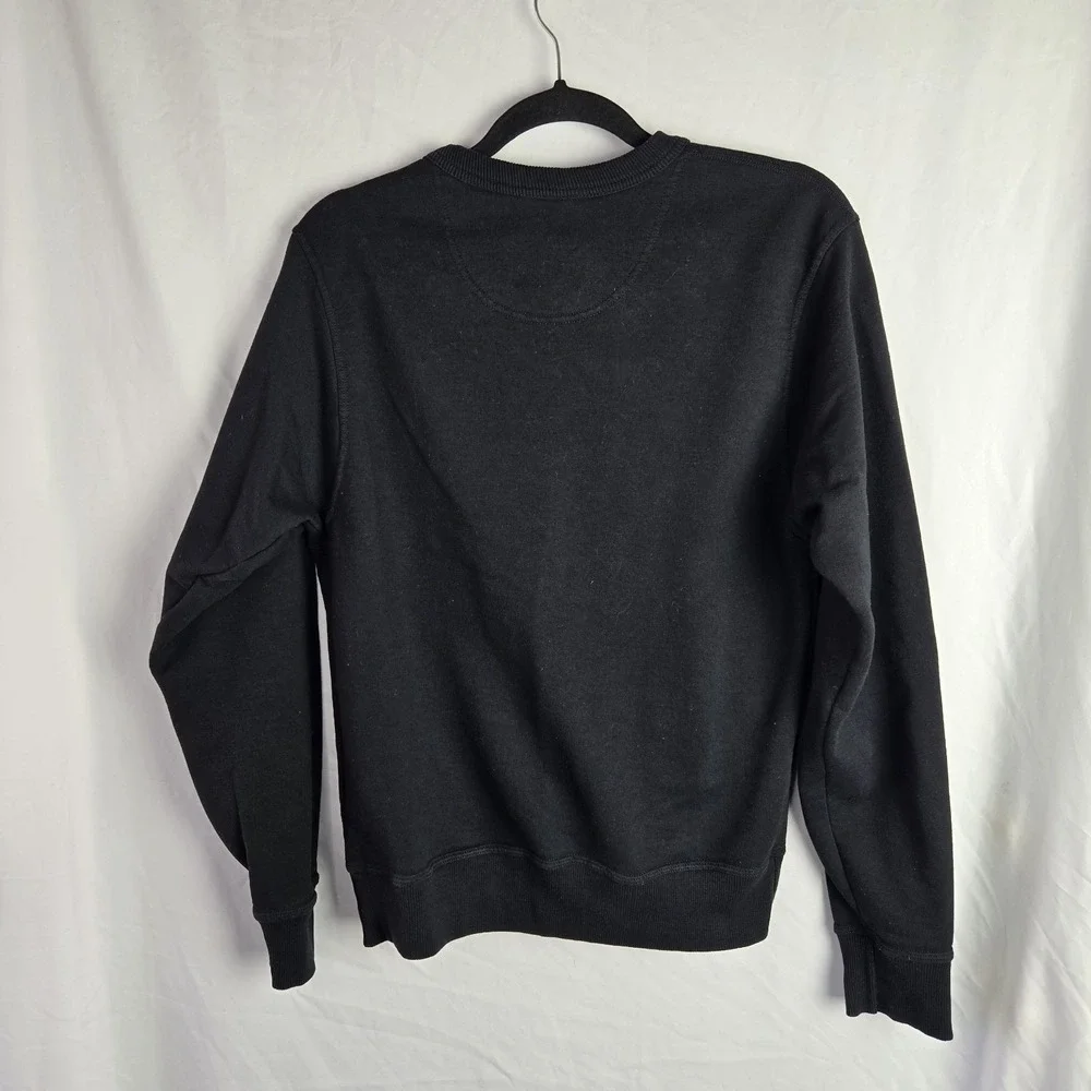 Champion Black Pullover Sweatshirt Small  Sports Outdoors Classic Preppy - Picture 3 of 8